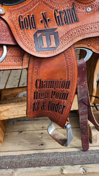 15.5" Caliente Saddle Shop All Around Western Saddle