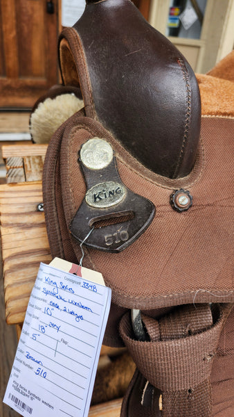 10" King Series Synthetic Western Saddle