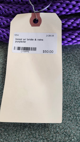 Bosal Bridle with Reins