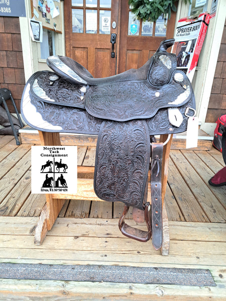 ON TRIAL 16"  Vintage Billy Royal Western Equitation Show Saddle