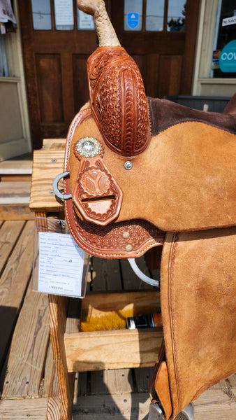 14" Circle Y Arizona Snowflake Barrel saddle