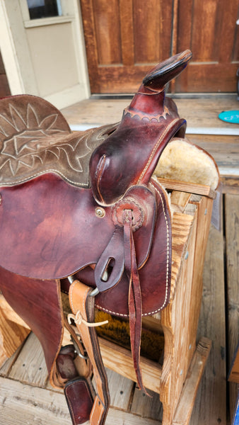 13" American Saddlery General Lee Western Saddle