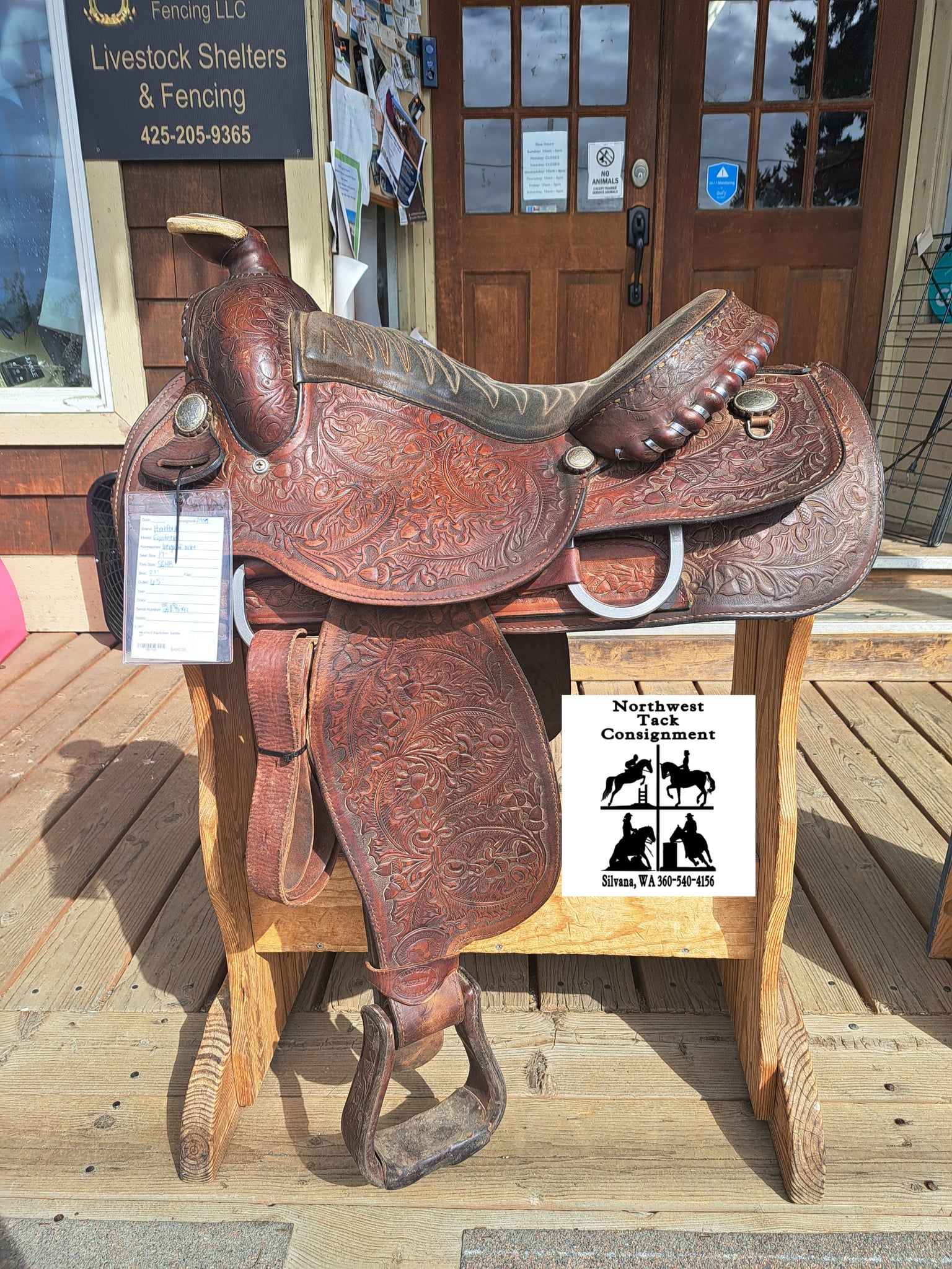 17" Hereford Equitation Saddle