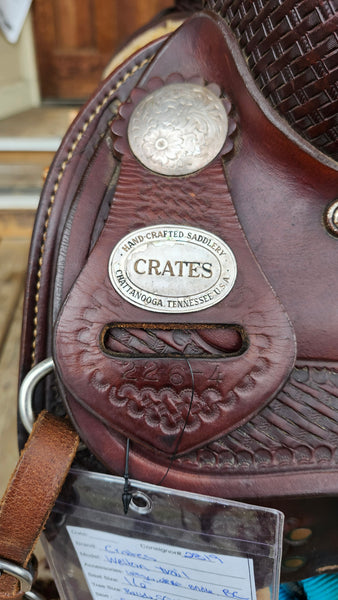 ON TRIAL 16" Crates Western Trail Saddle Package