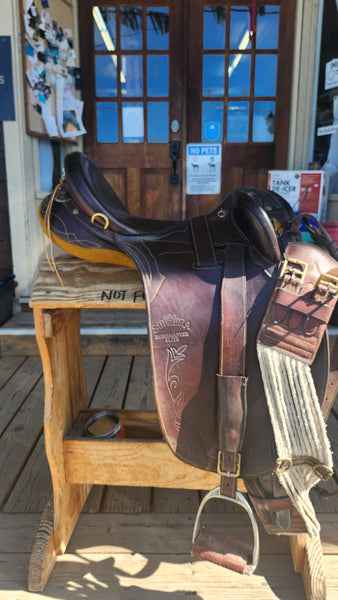 16.5" Syd Hill Suprema Bushmaster Elite Australian Saddle