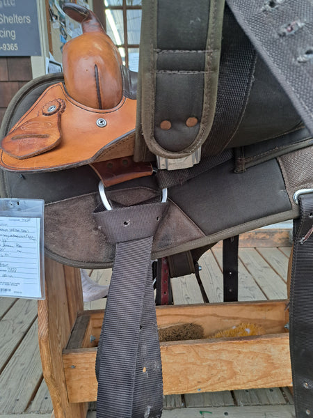 16" Fabtron Arabian Full Quarter Western Trail Saddle