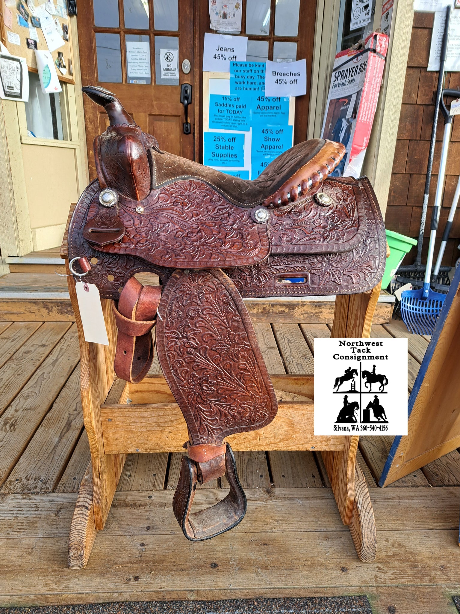 14" The American Western Pleasure Saddle