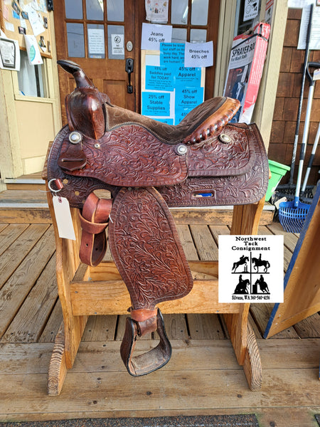 14" The American Western Pleasure Saddle