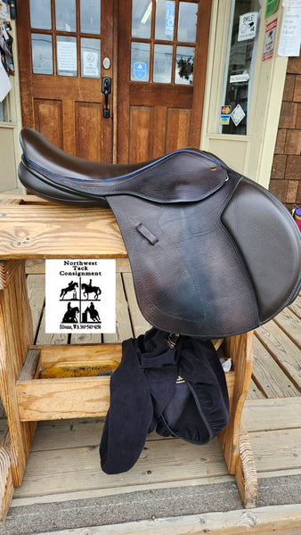 ON TRIAL 17" Black Country Solare Jumping Saddle