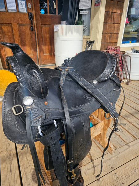 18" Wyoming Saddlery Western Draft Saddle