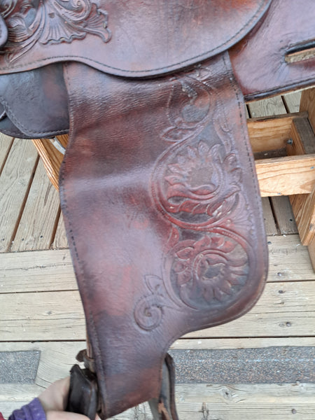 15" Western Equitation Show Saddle