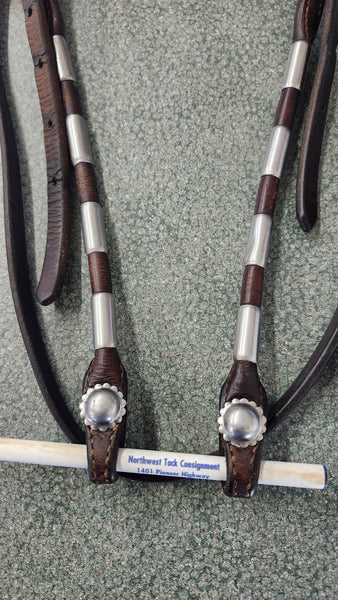 Victor Vintage western Browband with Ferrules