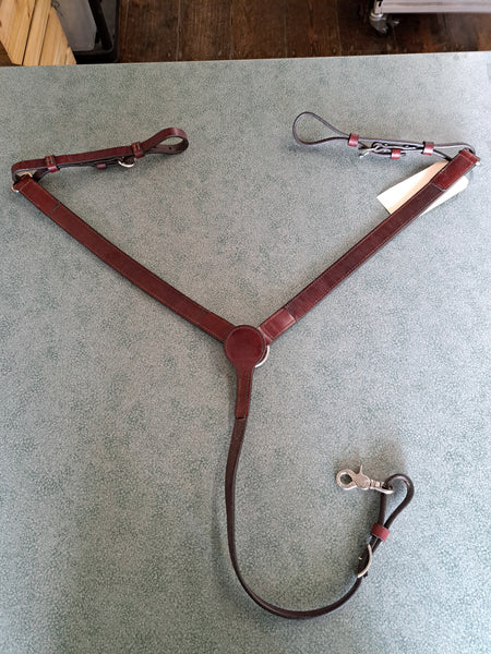 Crates smooth leather breast collar (western) COB