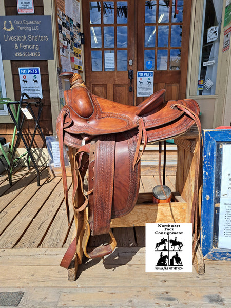 14" George Lawrence Vintage Ranch Saddle