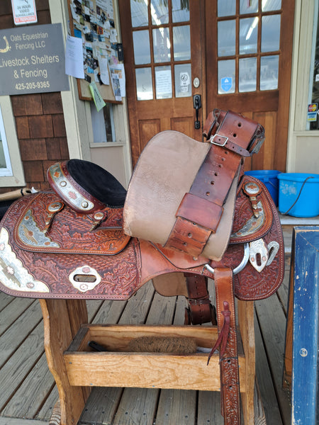 15" Big Horn Equitation Saddle Set