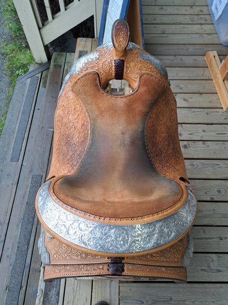 16.5" Blue Ribbon Western Equitation Show Saddle