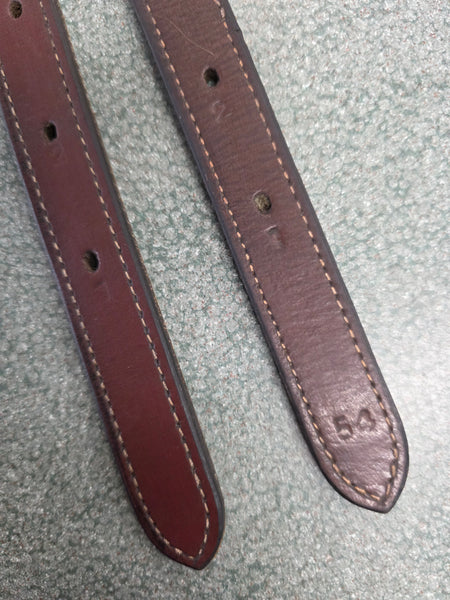 54" stirrup leathers