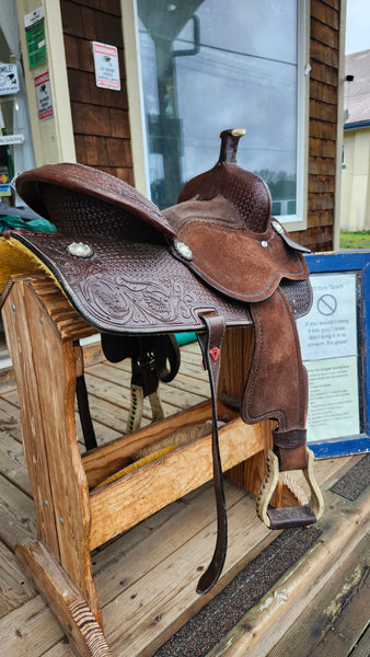 16" Silver Royal Jackpot All Around Western Saddle
