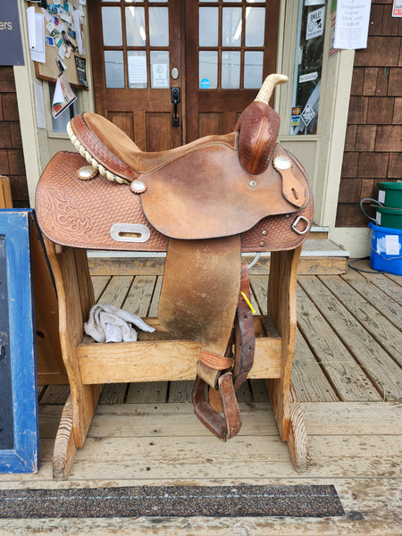 14" Crates Kim Landry Barrel Racing Saddle