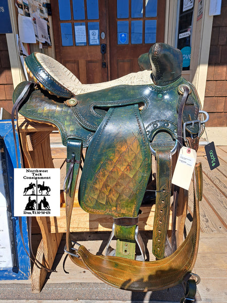 16" Dragonized Sheridan Saddle