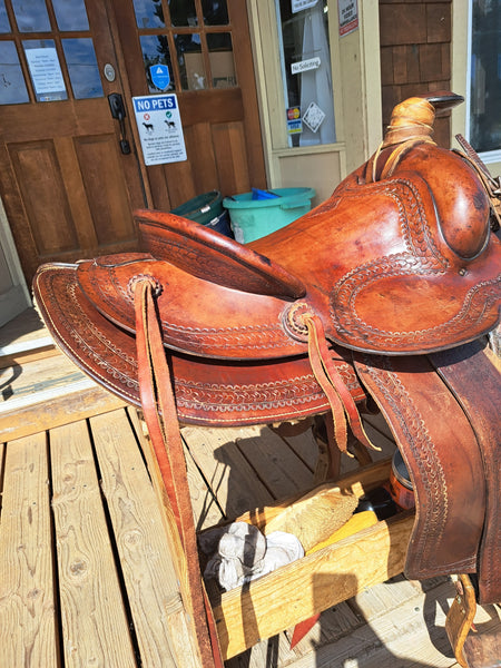 14" George Lawrence Vintage Ranch Saddle