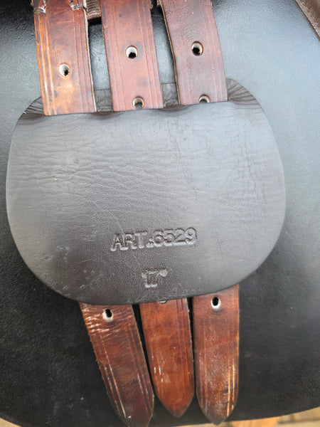 ON TRIAL 17" Collegiate Art All Purpose English Saddle