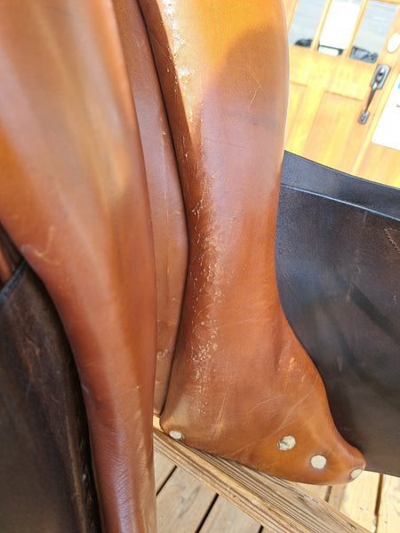 17.5" Cliff Barnsdy Schockemolhe Jump saddle