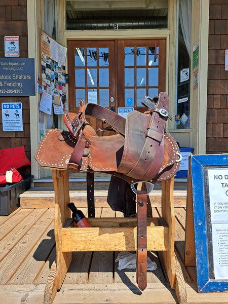 15" Burns Barrel Saddle