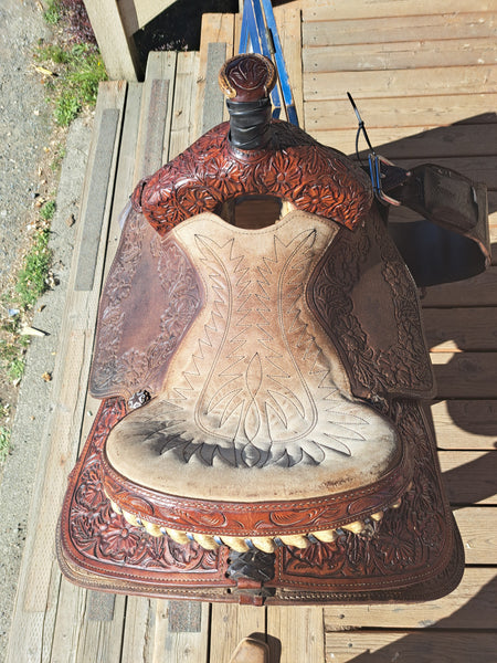 15.5" Masters All Around Roping Saddle