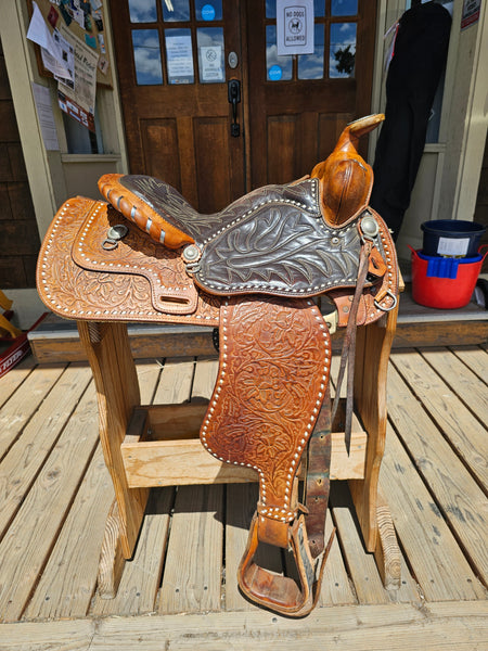 15.5 Simco Western Pleasure Saddle