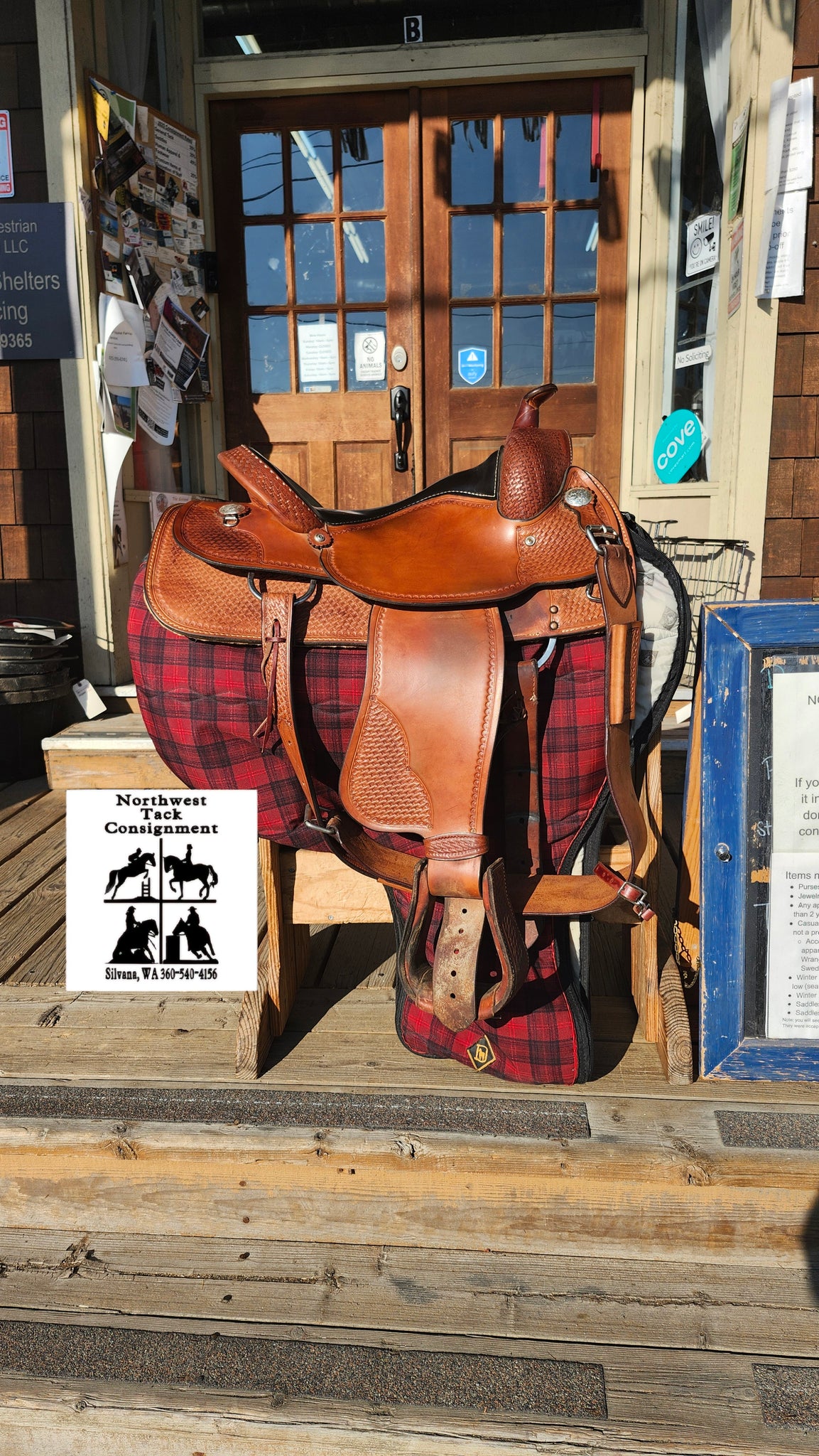 ON TRIAL 16" Crates Reining Saddle