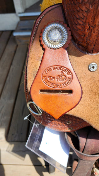 16" SRS Barrel Racing Saddle