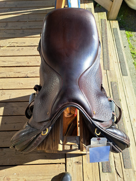18" Jeffries JMX Monoflap Jump Saddle