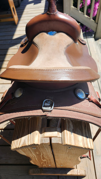 14" King Series Krypton All Around Western Saddle