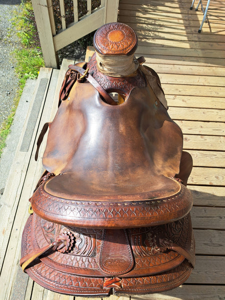 16" JC Martin Wade Ranch Roping Saddle