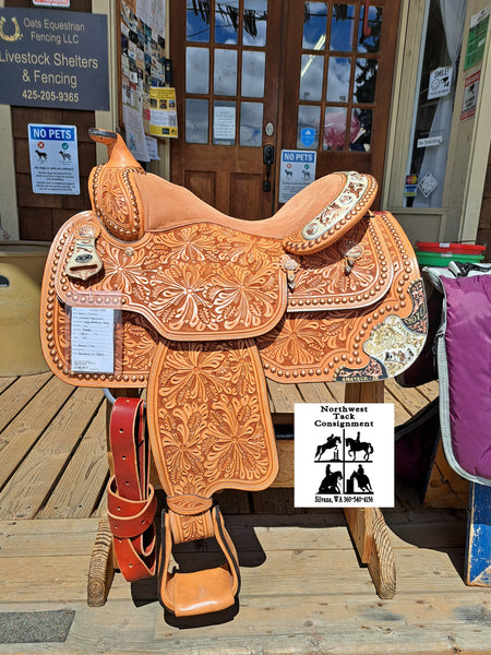 16" Dale Chavez Western Equitation Show Saddle