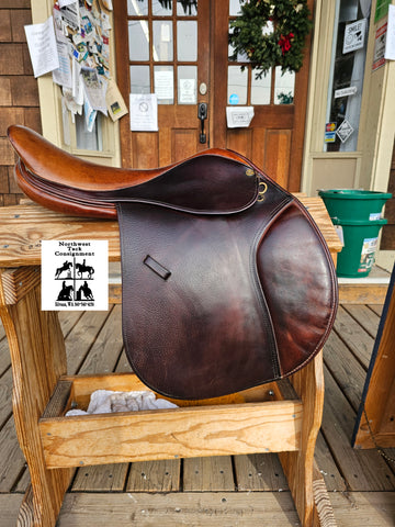 18" Tad Coffin A5 Close Contact Jumping Saddle