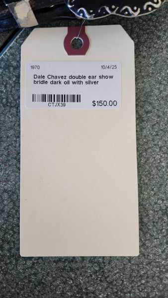 Dale Chavez Double Ear show Bridle