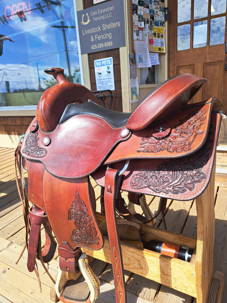 17" Ortho-Flex Western Trail Saddle