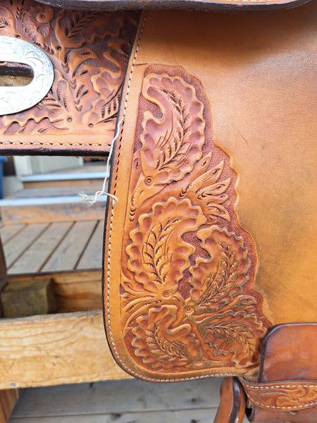 15.5" Big Horn Equitation Saddle
