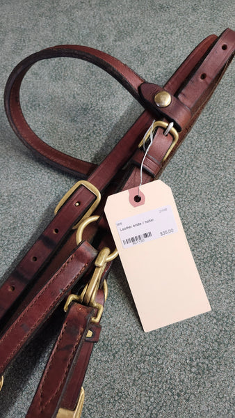 Leather Halter Bridle