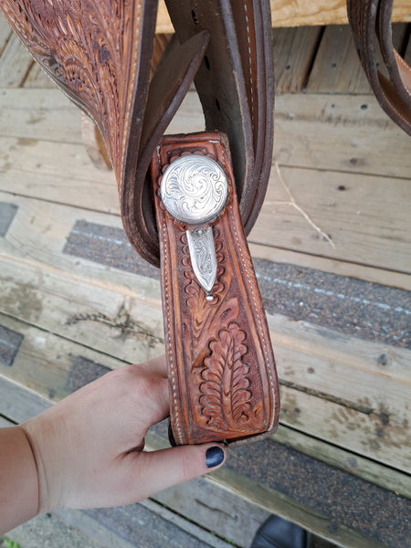 15.5" Custom Woods Equitation Saddle