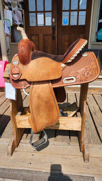 14" Circle Y Arizona Snowflake Barrel saddle