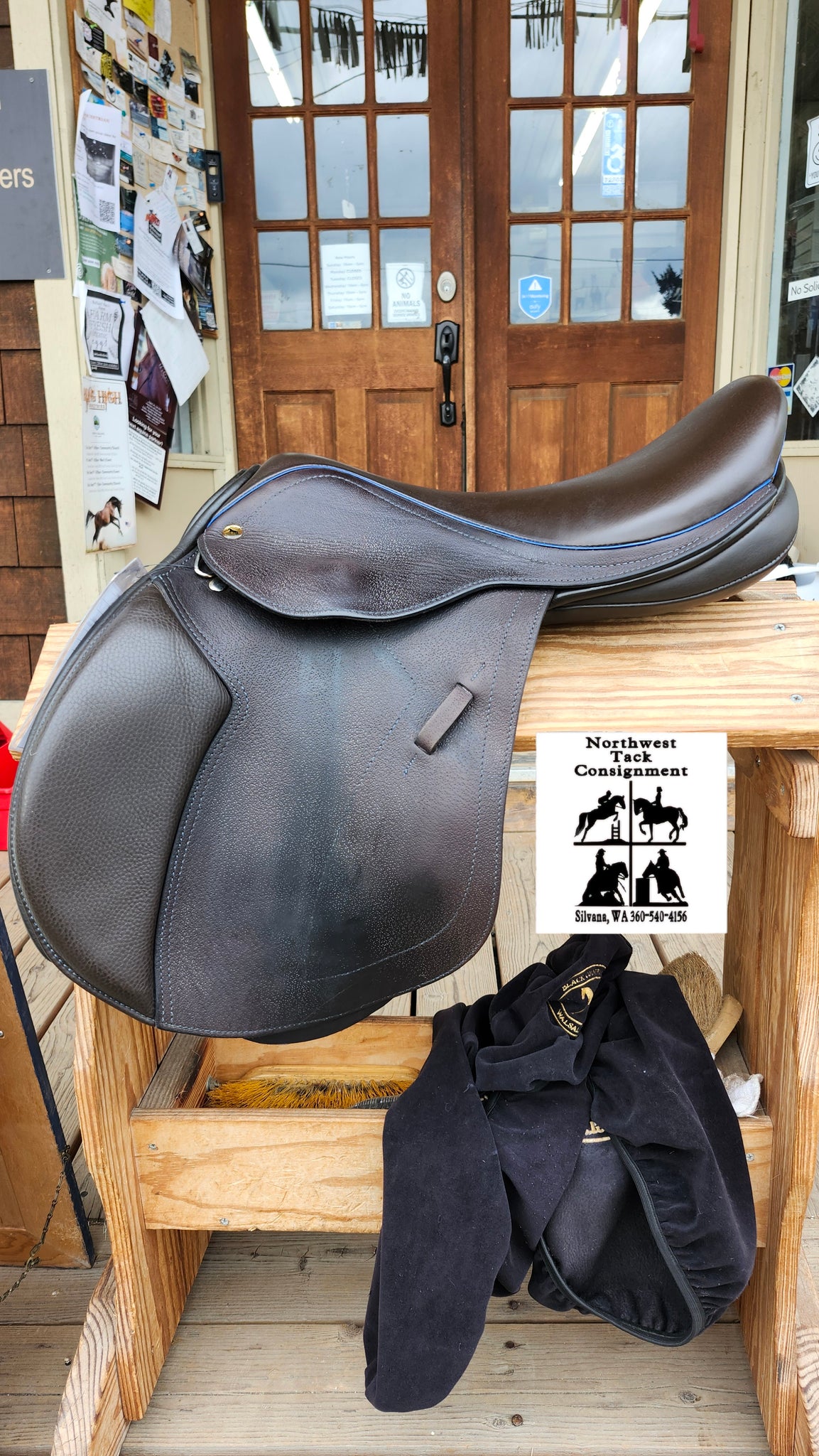 ON TRIAL 17" Black Country Solare Jumping Saddle