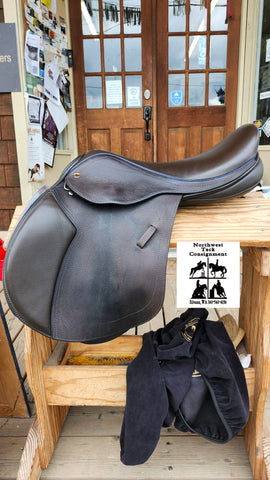ON TRIAL 17" Black Country Solare Jumping Saddle